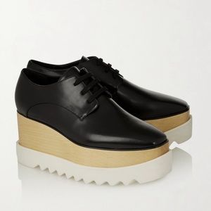 Stella McCartney Elyse Faux leather brogues platform